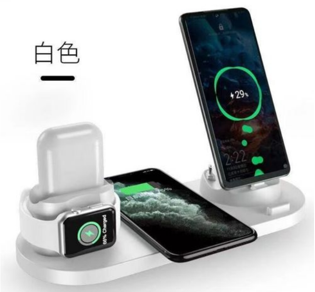 iphone耳机无线充电怎么充