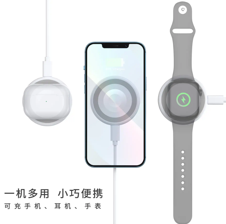 安克无线充电器能充手表吗